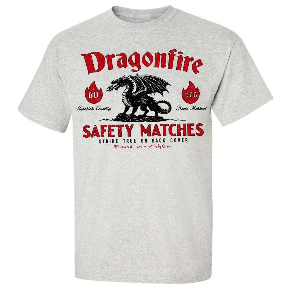 Dragonfire Classic Unisex T-Shirt - Ash - 2