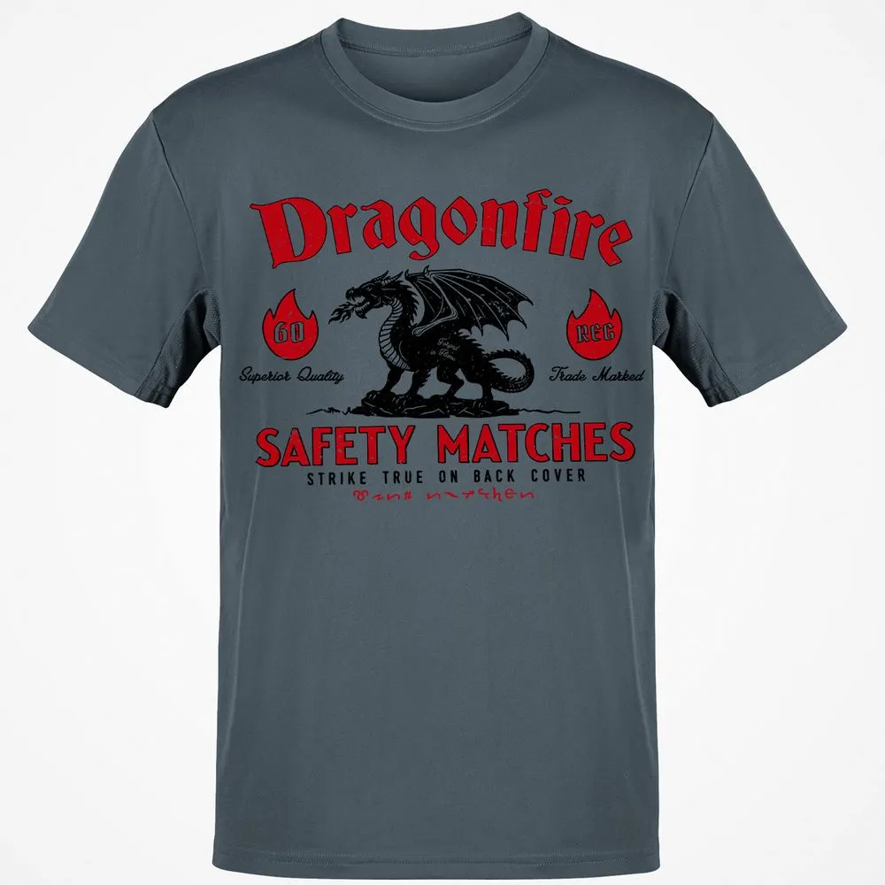 Dragonfire Classic Unisex T-Shirt - Charcoal - 3