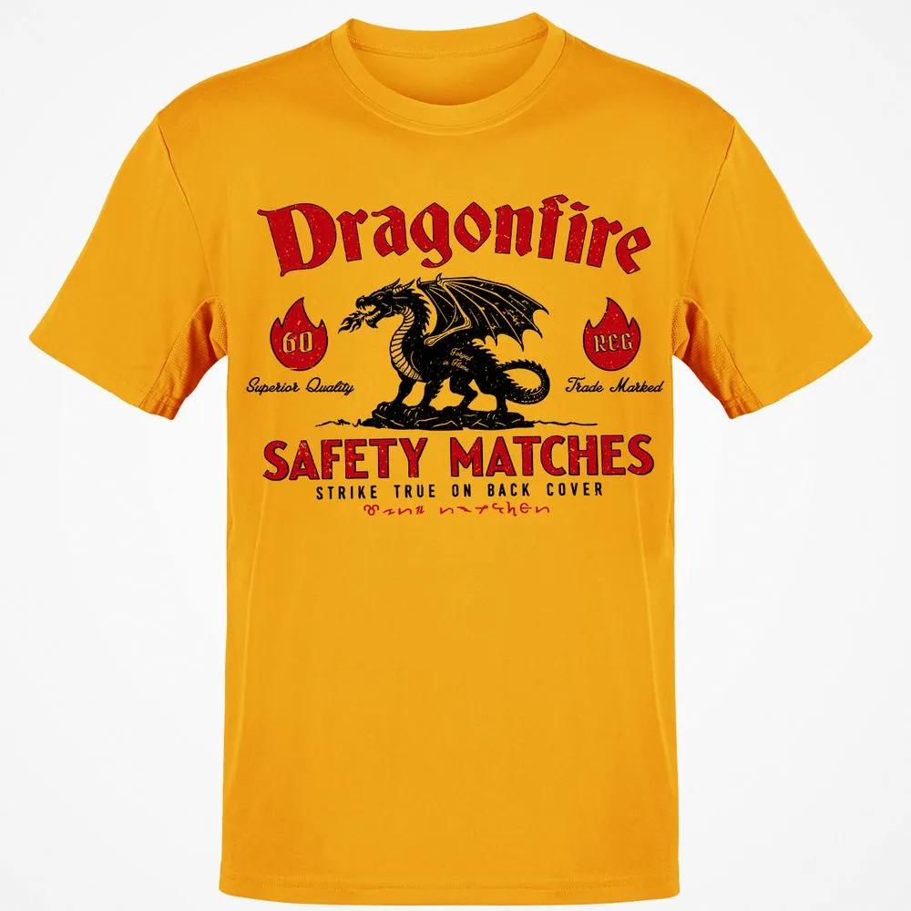 Dragonfire Classic Unisex T-Shirt - Gold - 4