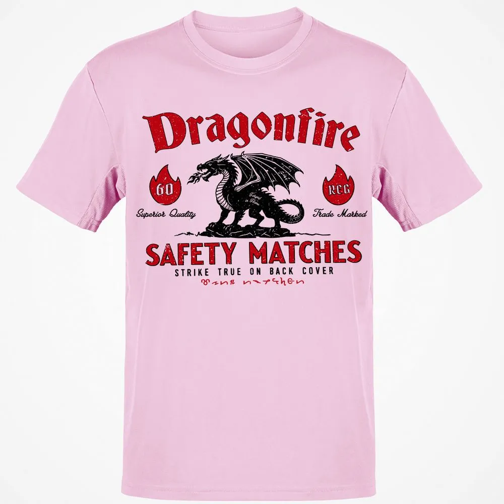 Dragonfire Classic Unisex T-Shirt - Light Pink - 5