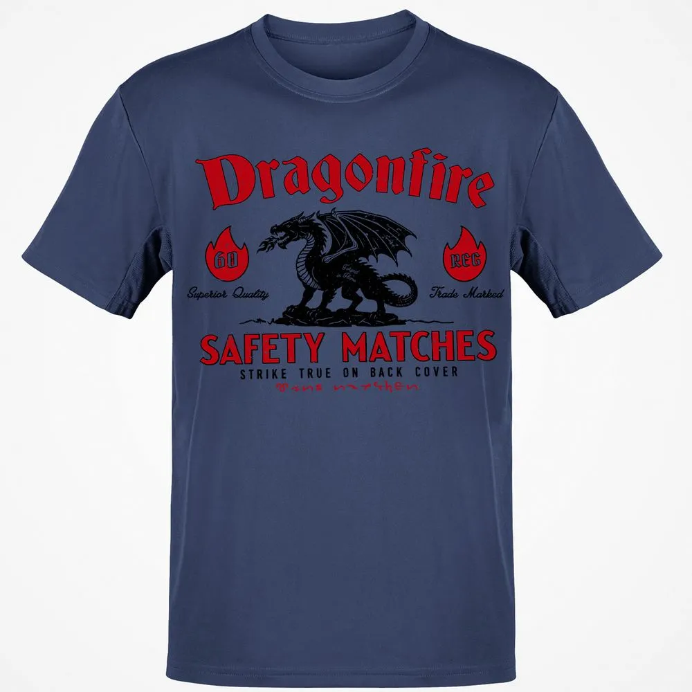 Dragonfire Classic Unisex T-Shirt - Navy - 7