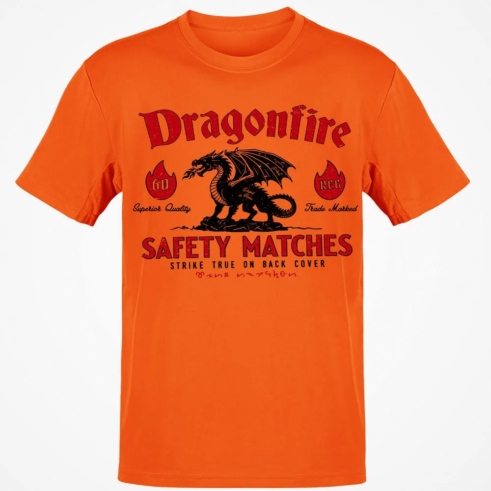 Dragonfire Classic Unisex T-Shirt - Orange - 8