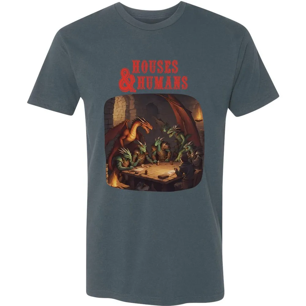 Houses And Humans Premium Unisex T-Shirt - Indigo - 15