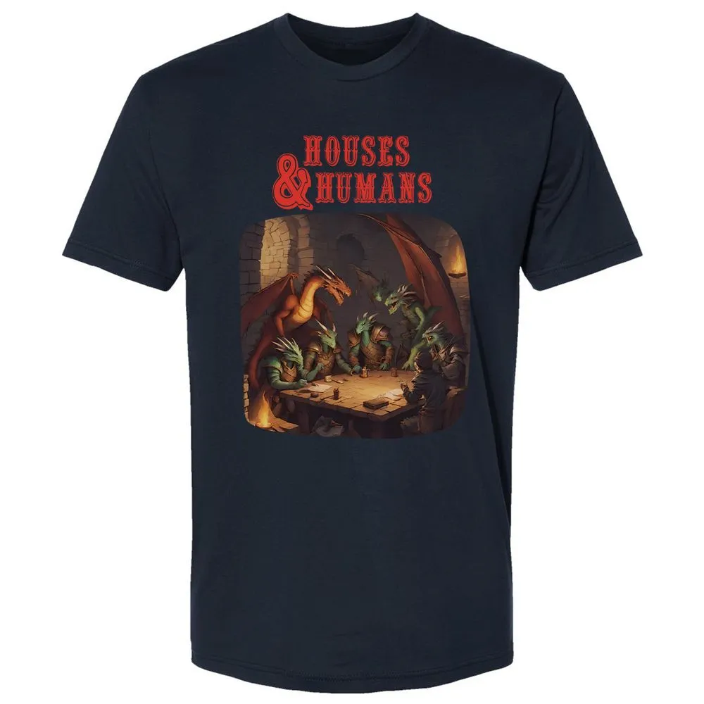 Houses And Humans Premium Unisex T-Shirt - Midnight Navy - 14
