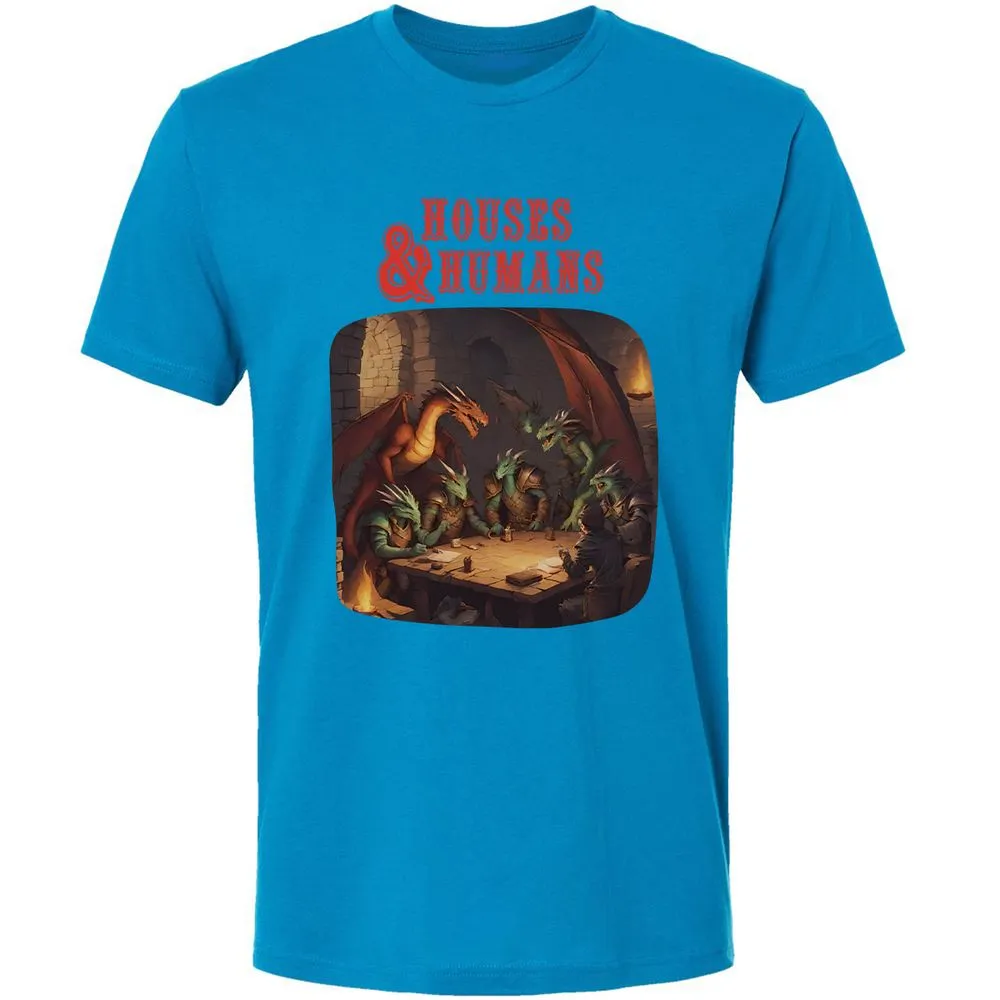 Houses And Humans Premium Unisex T-Shirt - Turquoise - 4