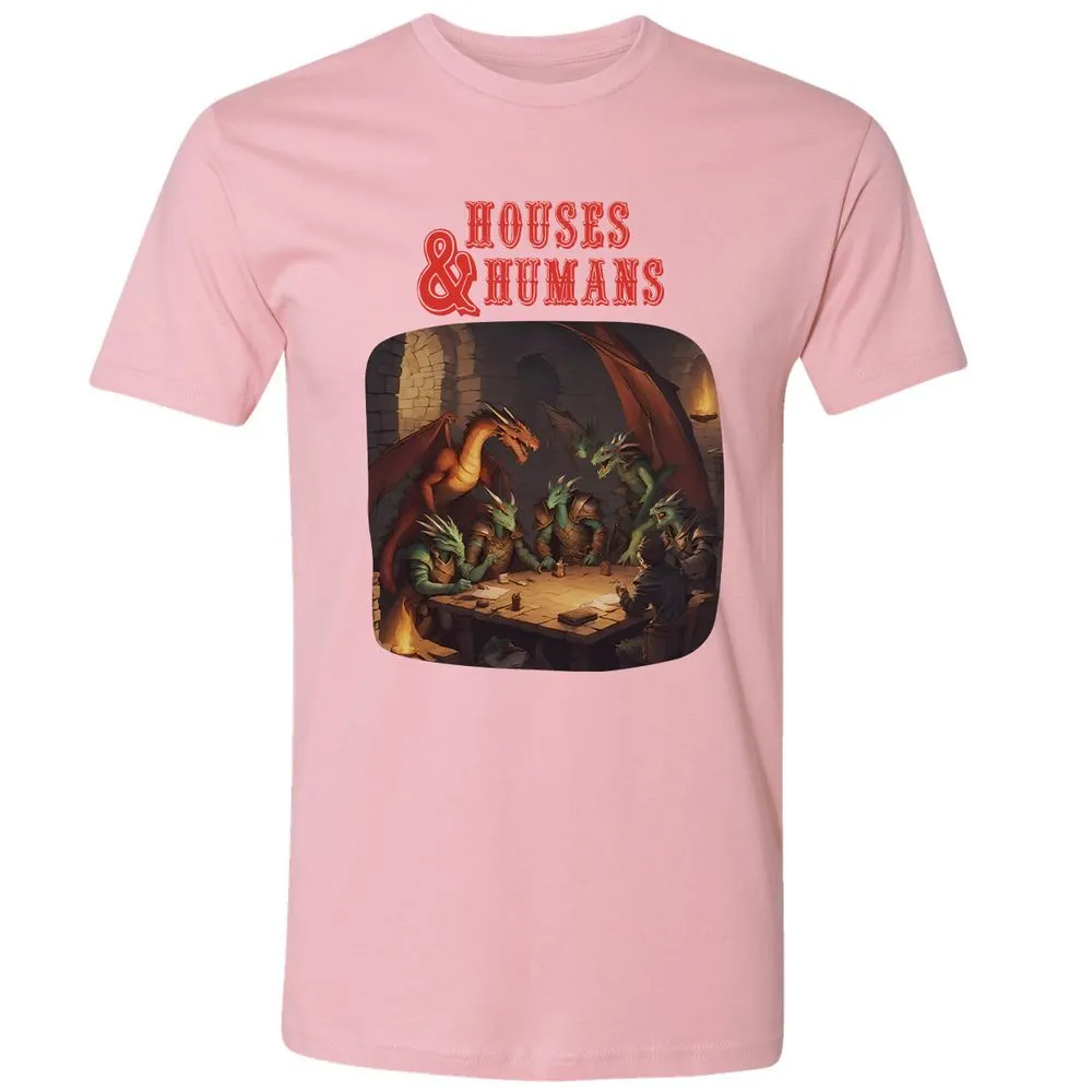 Houses And Humans Premium Unisex T-Shirt - Light Pink - 3