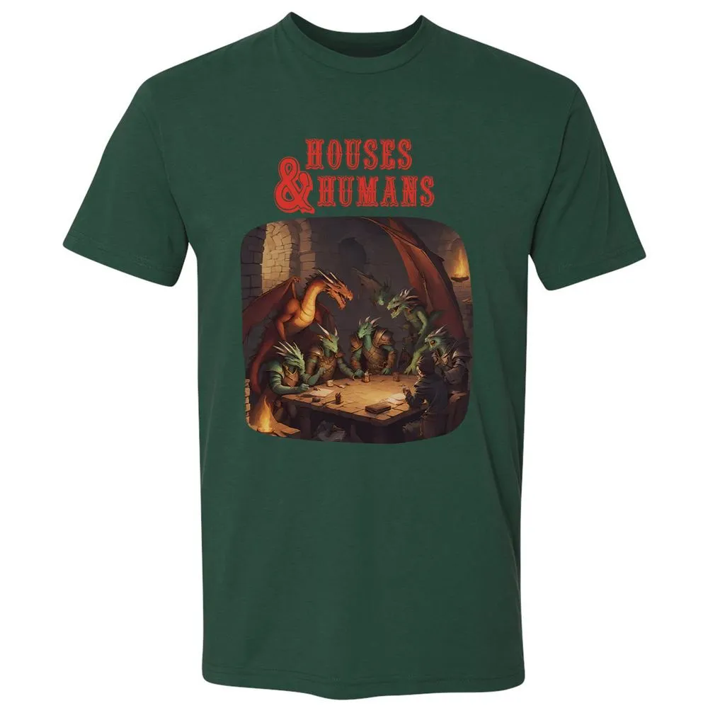 Houses And Humans Premium Unisex T-Shirt - Forest Green - 13