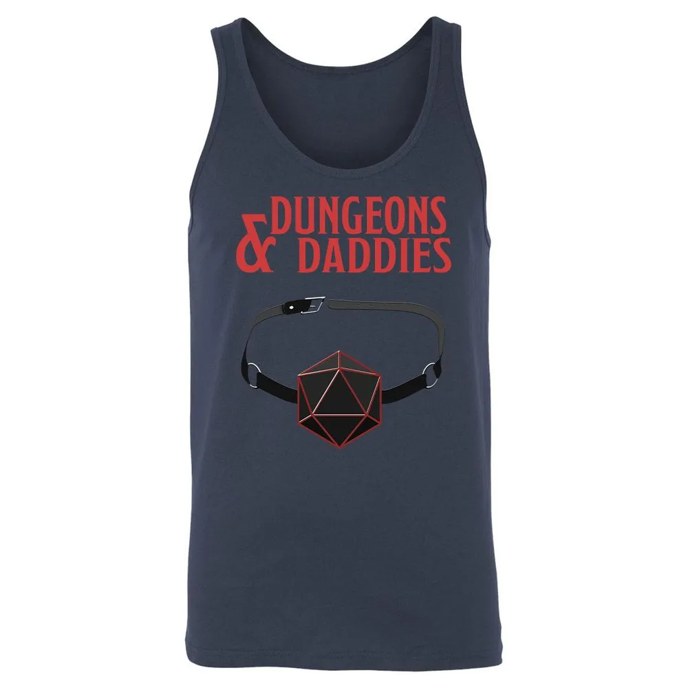 Dungeons And Daddies Unisex Jersey Tank - Navy - 2