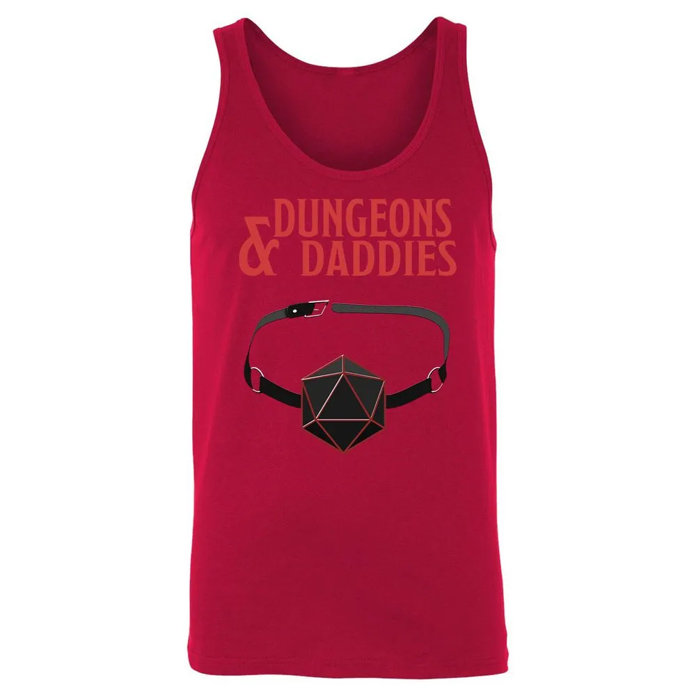 Dungeons And Daddies Unisex Jersey Tank - Red - 11