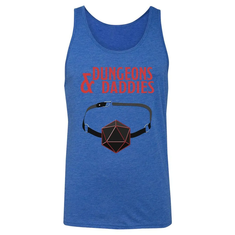 Dungeons And Daddies Unisex Jersey Tank - True Royal Triblend - 12