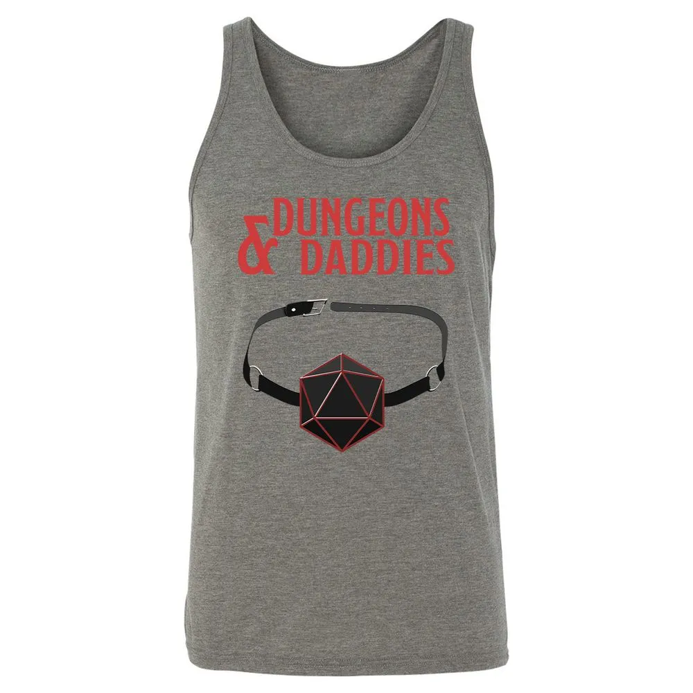 Dungeons And Daddies Unisex Jersey Tank - Grey Triblend - 8