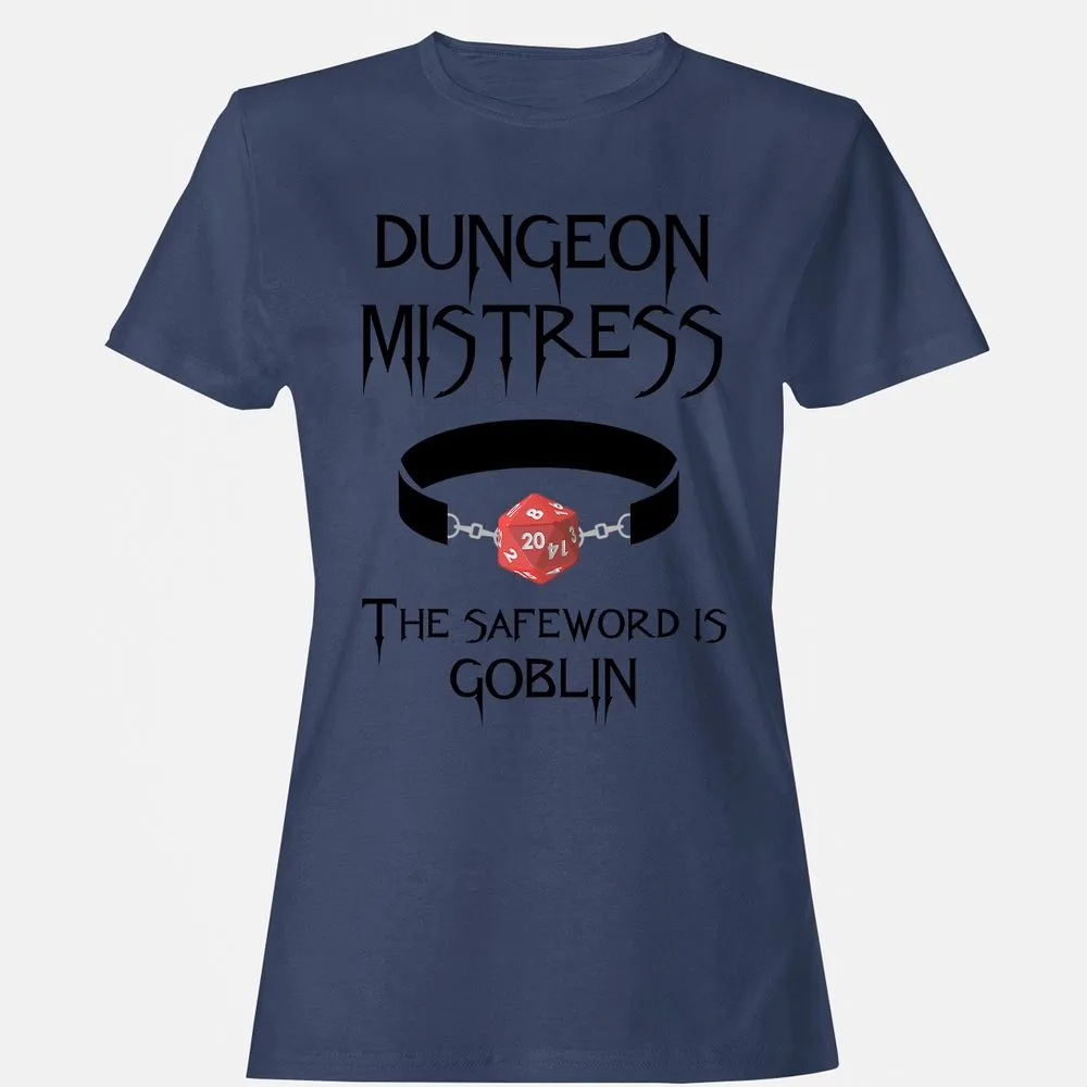 Dungeon Mistress Women's T-Shirt - Navy - 10