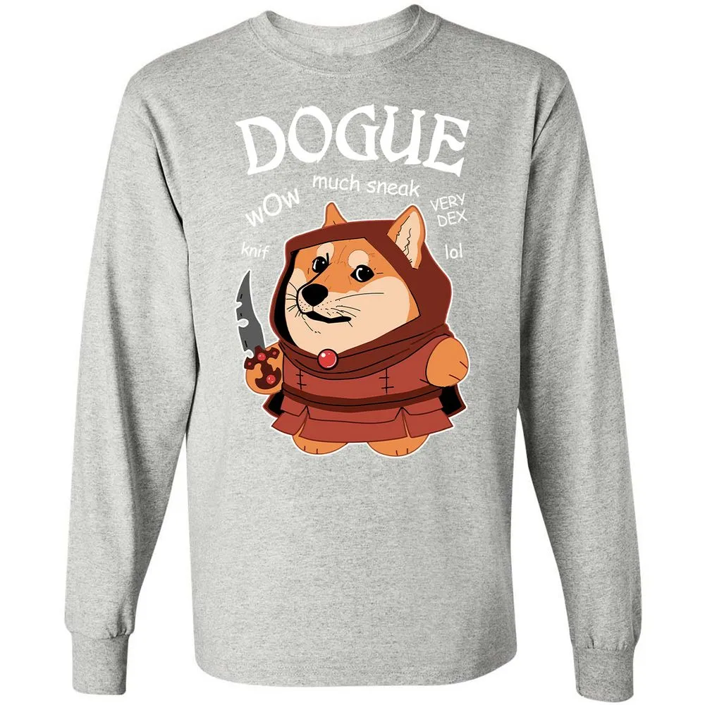 Dogue Class Long Sleeve T-Shirt - Ash - 7