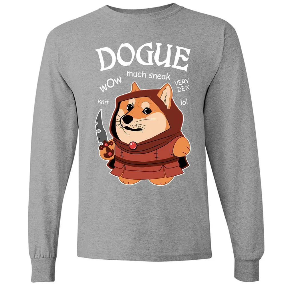 Dogue Class Long Sleeve T-Shirt - Graphite Heather - 6