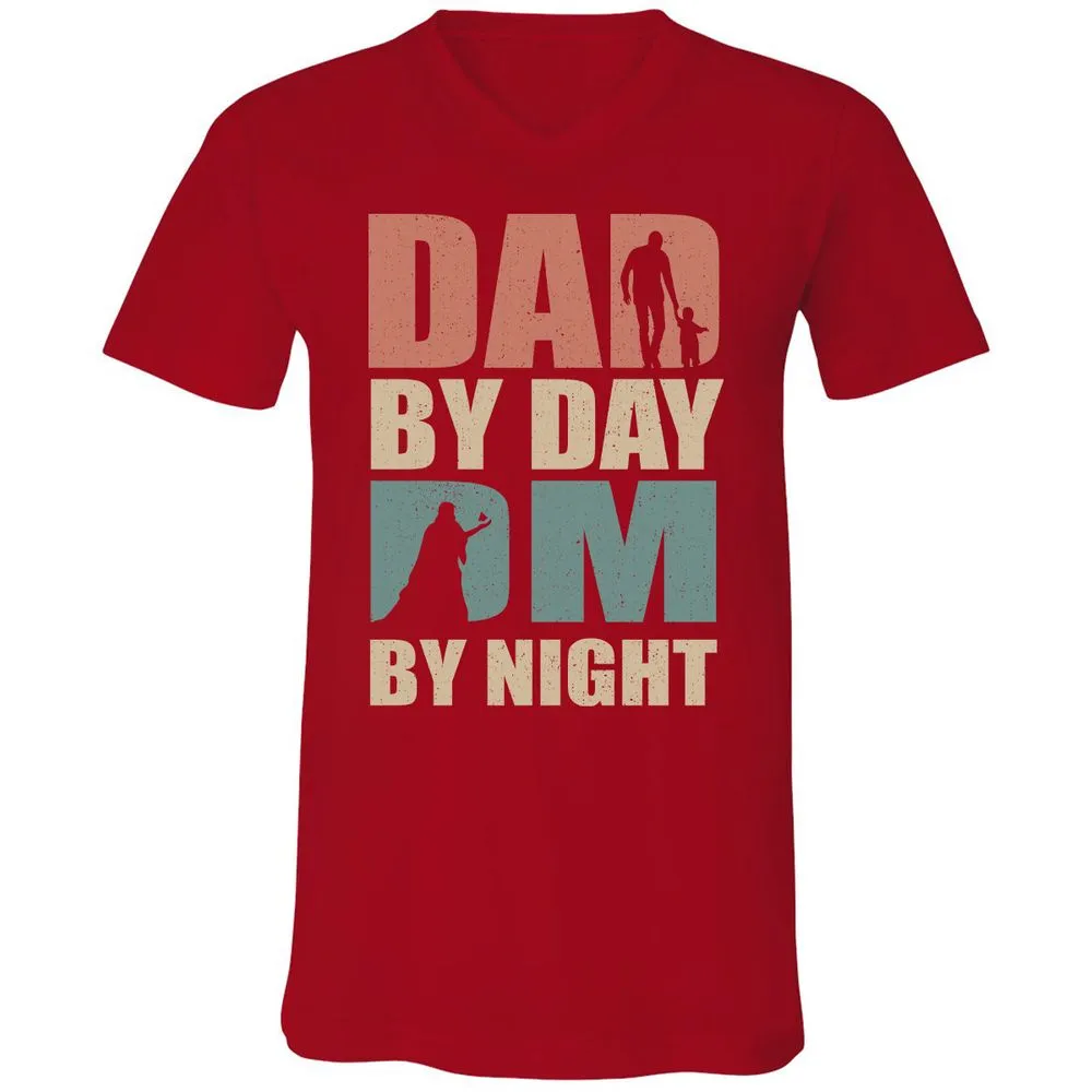 Dad By Day DM By Night - Red - 3