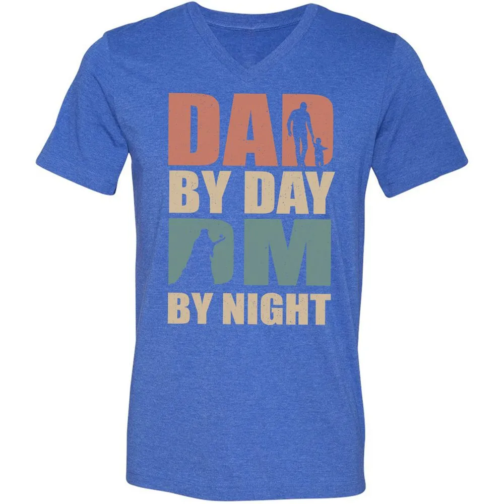 Dad By Day DM By Night - Heather True Royal - 14