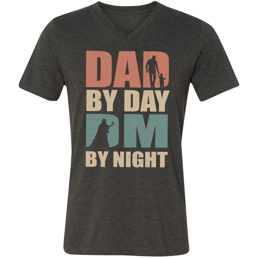 Dad By Day DM By Night - Dark Grey Heather - 8
