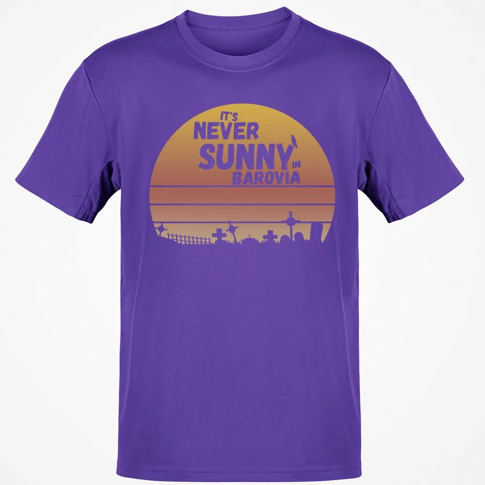 Vintage It's Never Sunny In Barovia Classic Unisex T-Shirt - Purple - 9