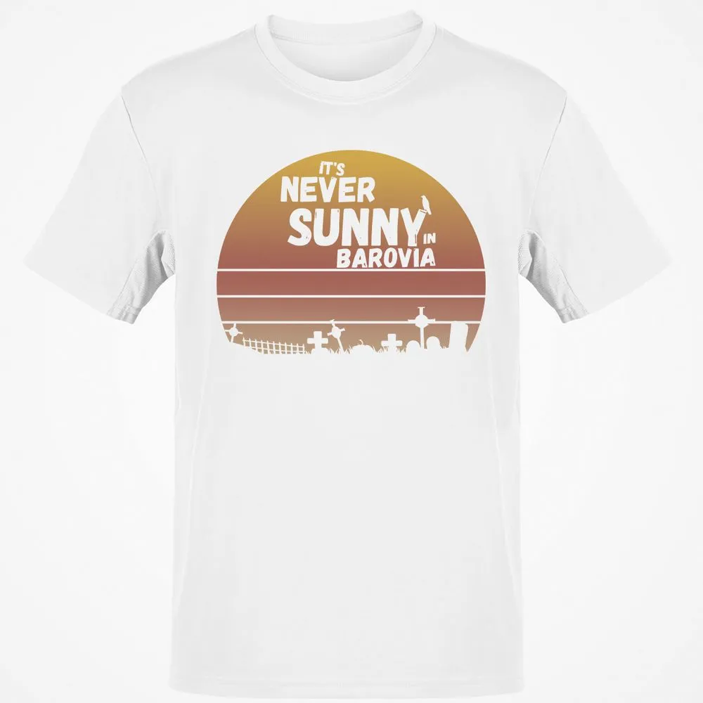 Vintage It's Never Sunny In Barovia Classic Unisex T-Shirt - White - 12