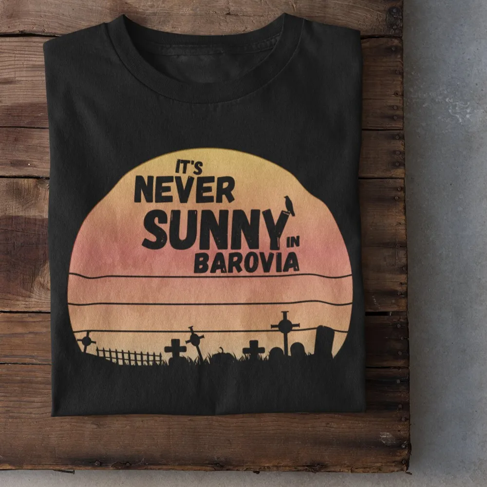 Vintage It's Never Sunny In Barovia Classic Unisex T-Shirt - 1