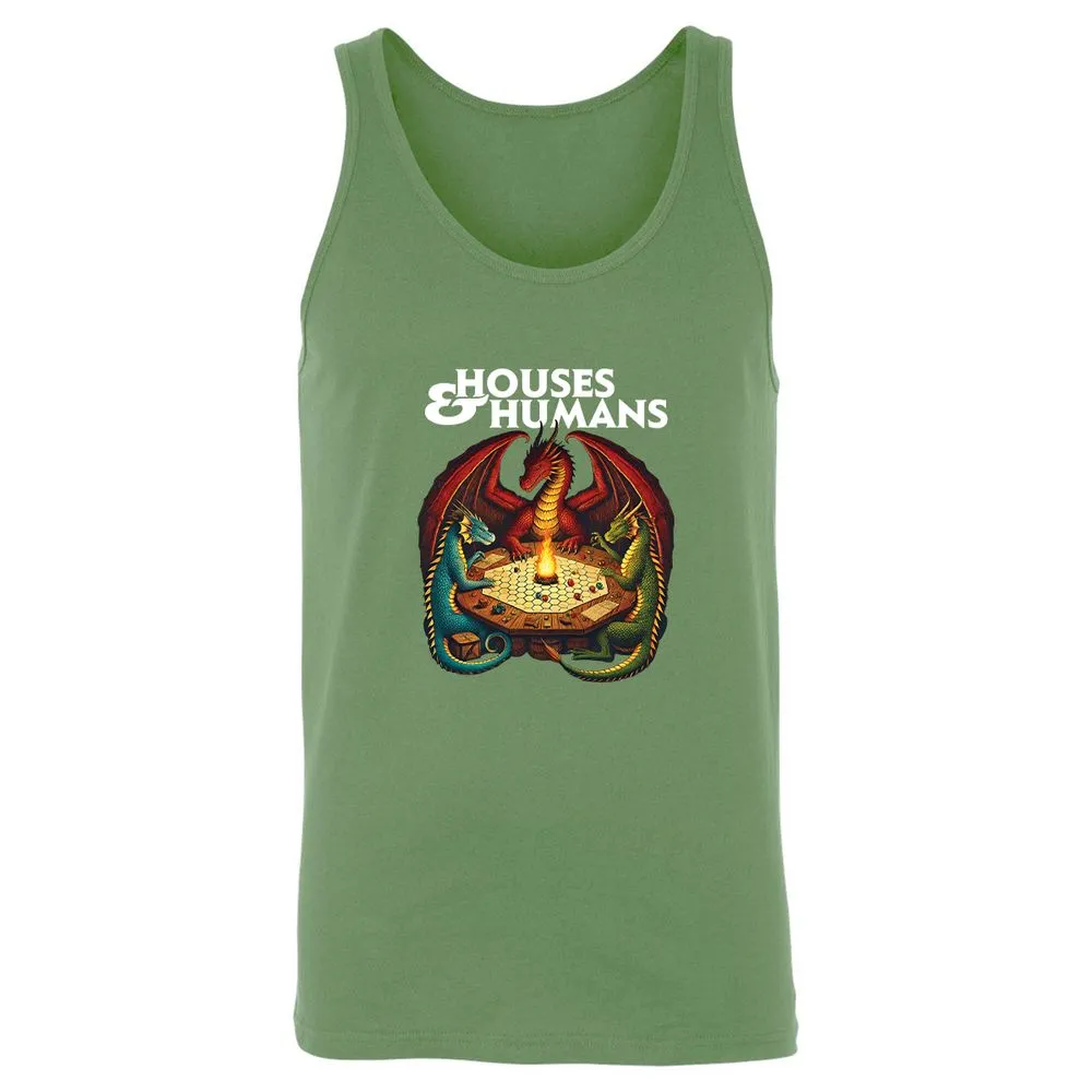 Houses & Humans Unisex Jersey Tank - Leaf - 10
