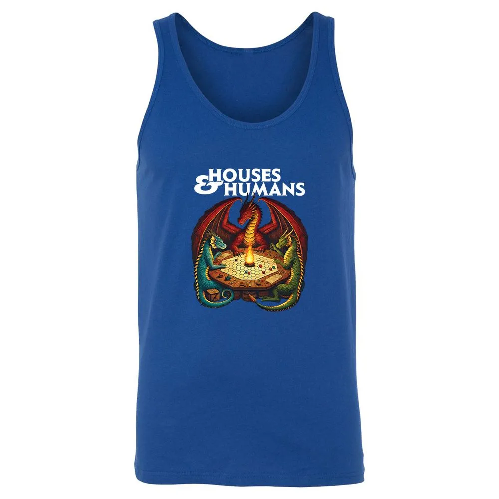Houses & Humans Unisex Jersey Tank - True Royal - 13