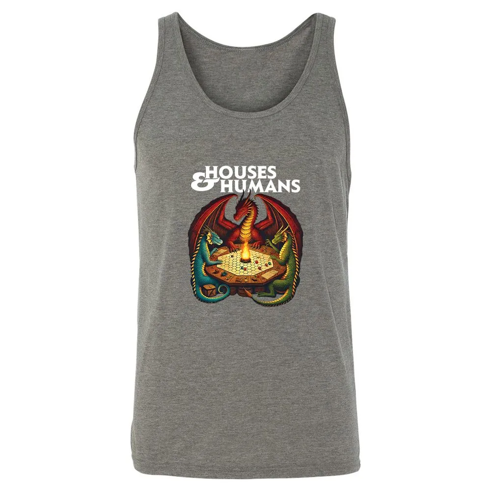Houses & Humans Unisex Jersey Tank - Grey Triblend - 8