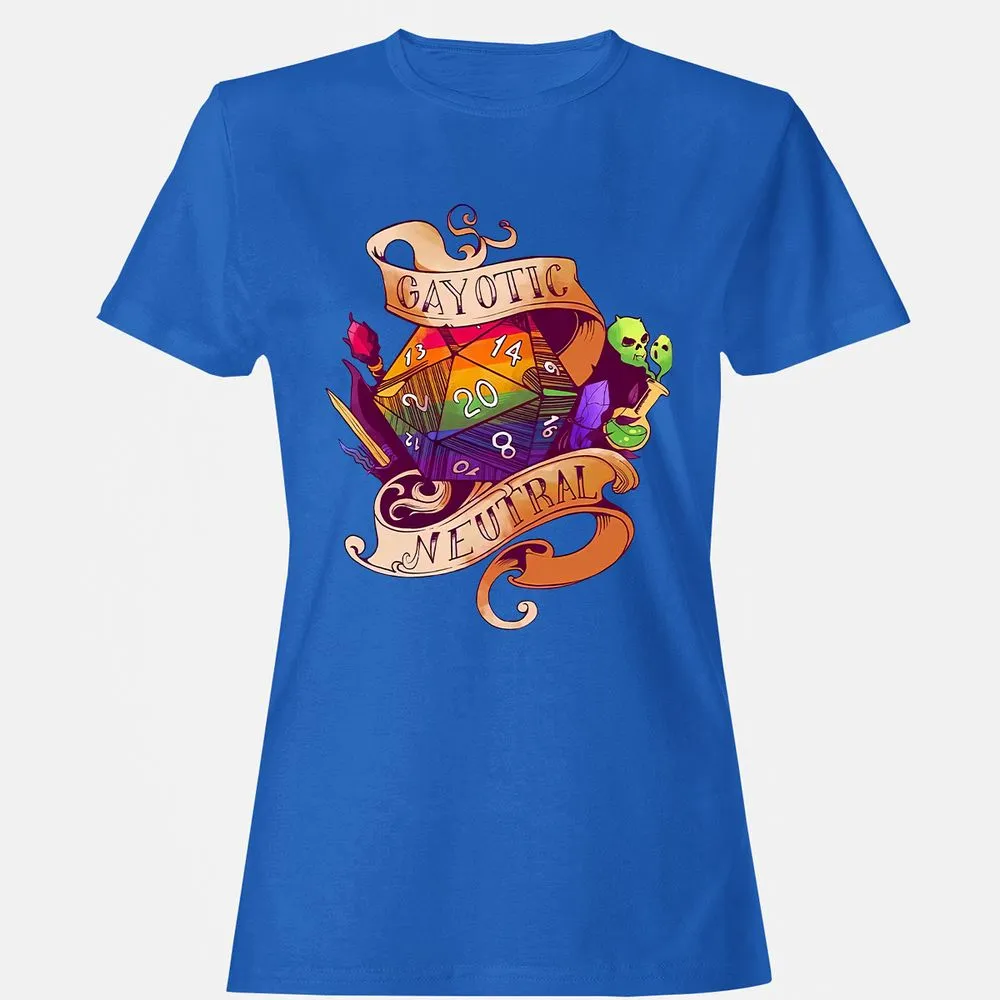 Gayotic Neutral Women's T-Shirt - Royal - 14