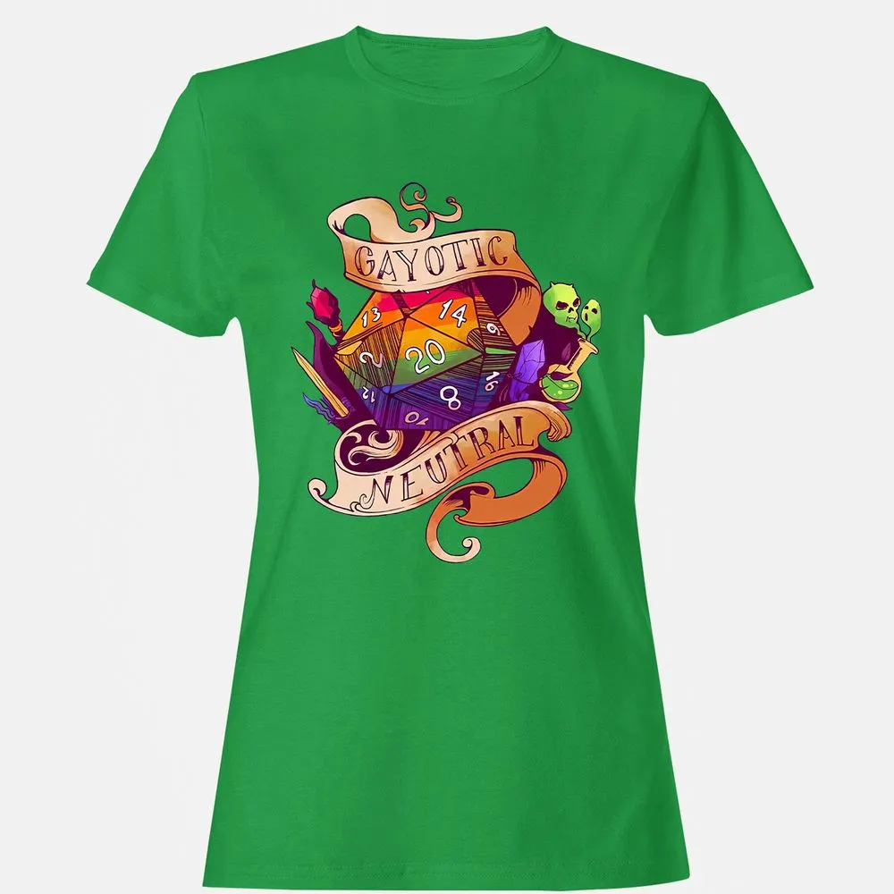 Gayotic Neutral Women's T-Shirt - Irish Green - 7