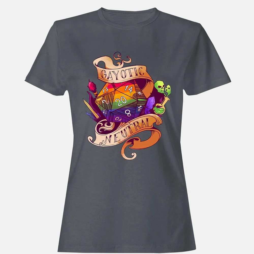 Gayotic Neutral Women's T-Shirt - Dark Heather - 5