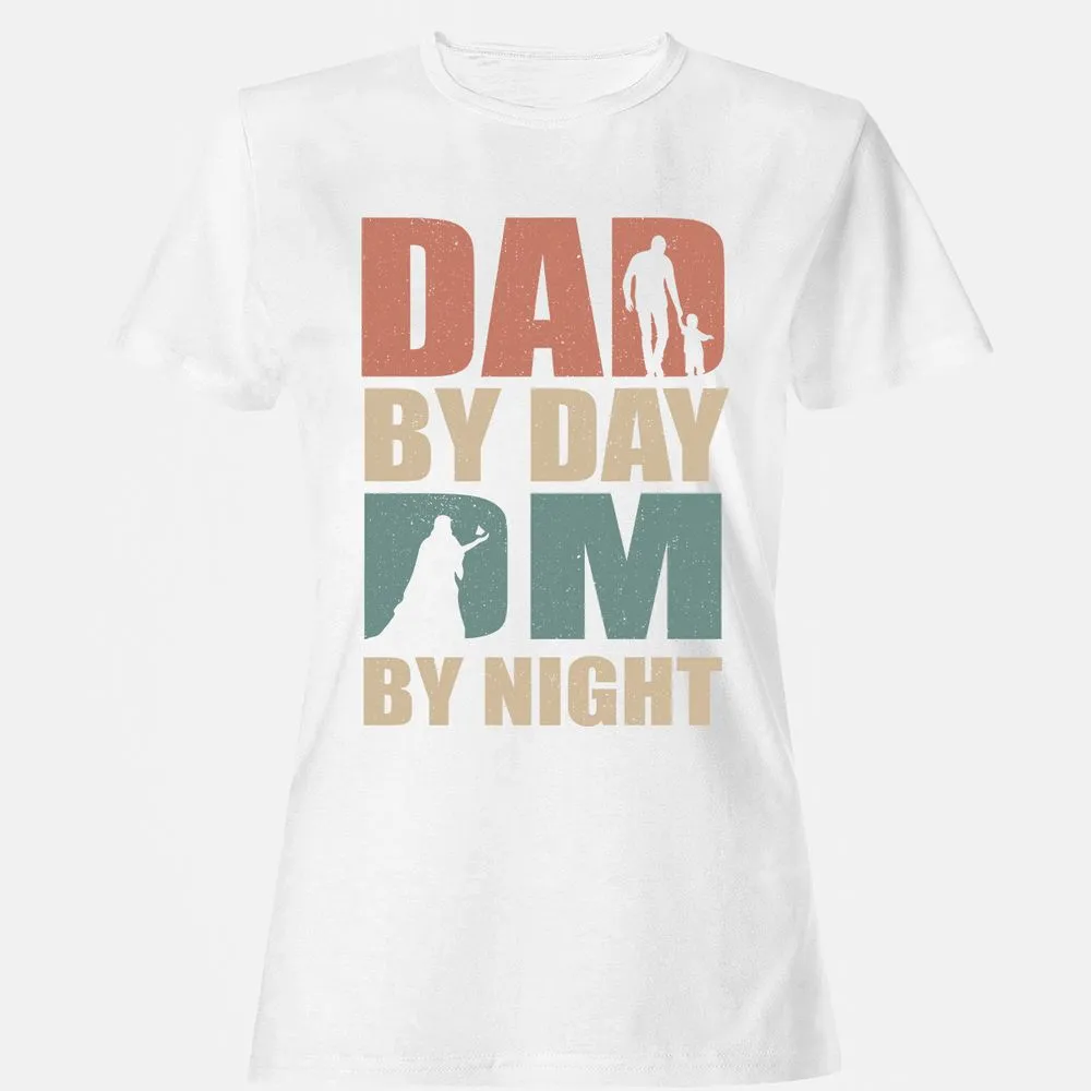 Dad By Day DM By Night - White - 16