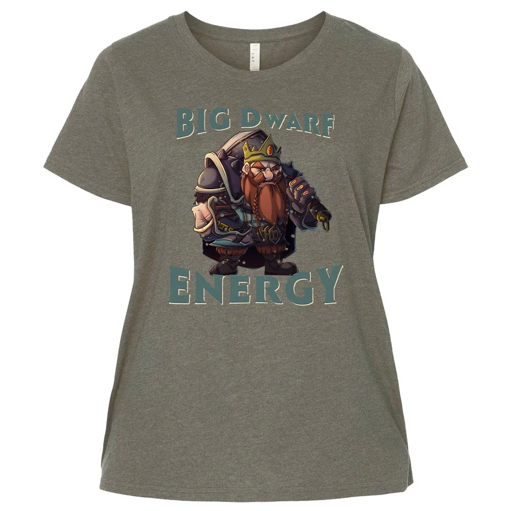 Big Dwarf Energy Ladies Curvy Jersey - Bamboo Blackout - 2