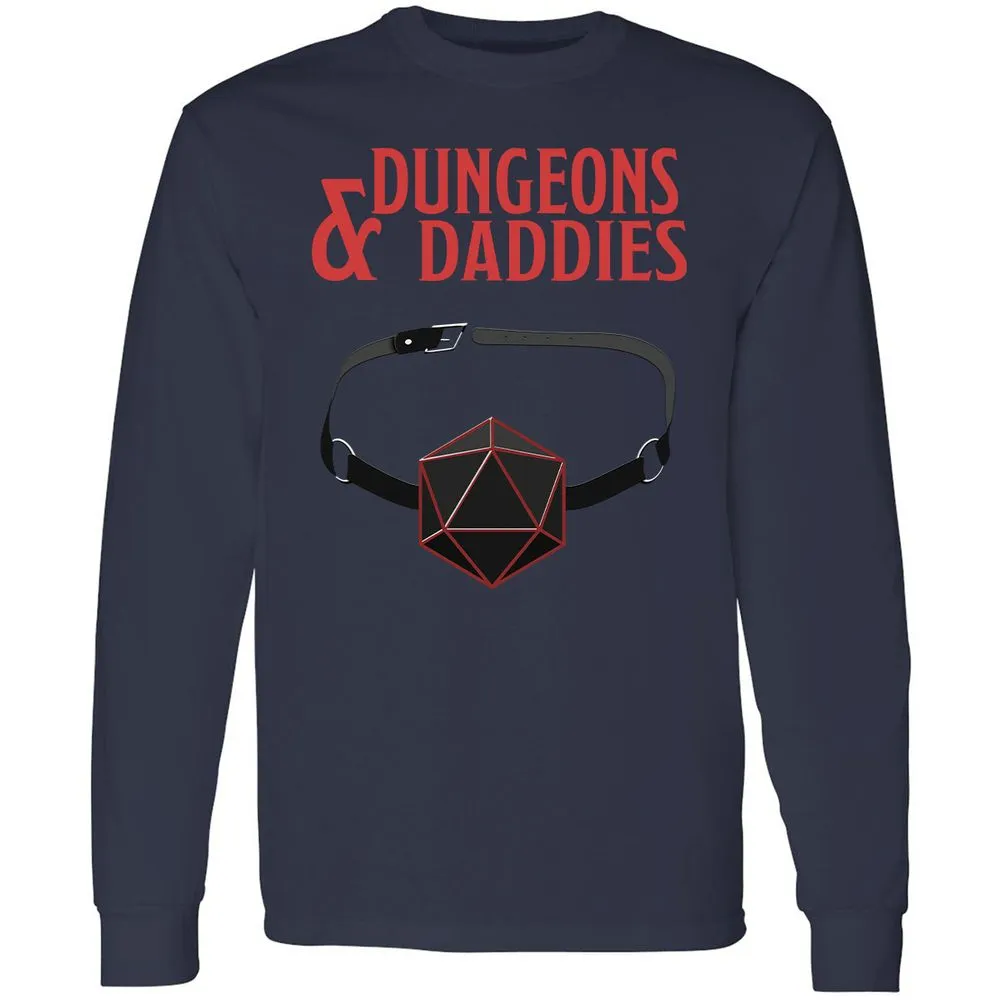 Dungeons And Daddies Long Sleeve T-Shirt - Navy - 2