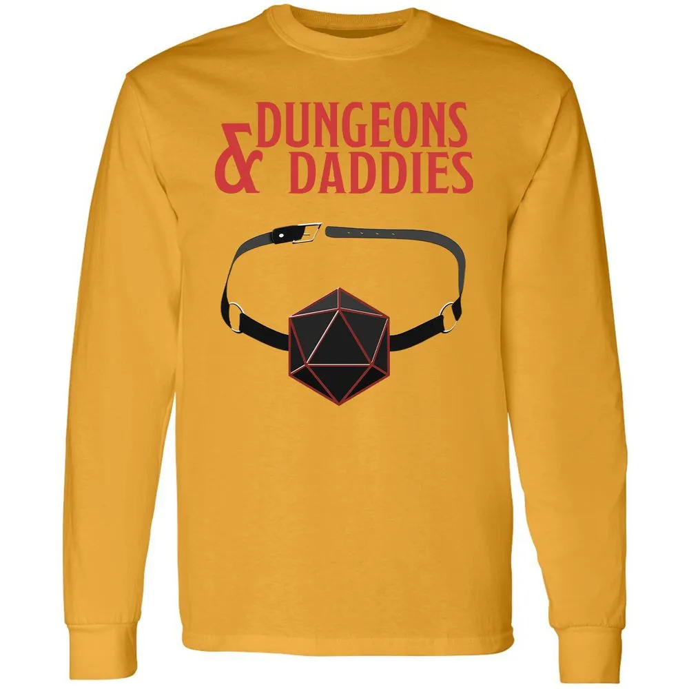 Dungeons And Daddies Long Sleeve T-Shirt - Gold - 9
