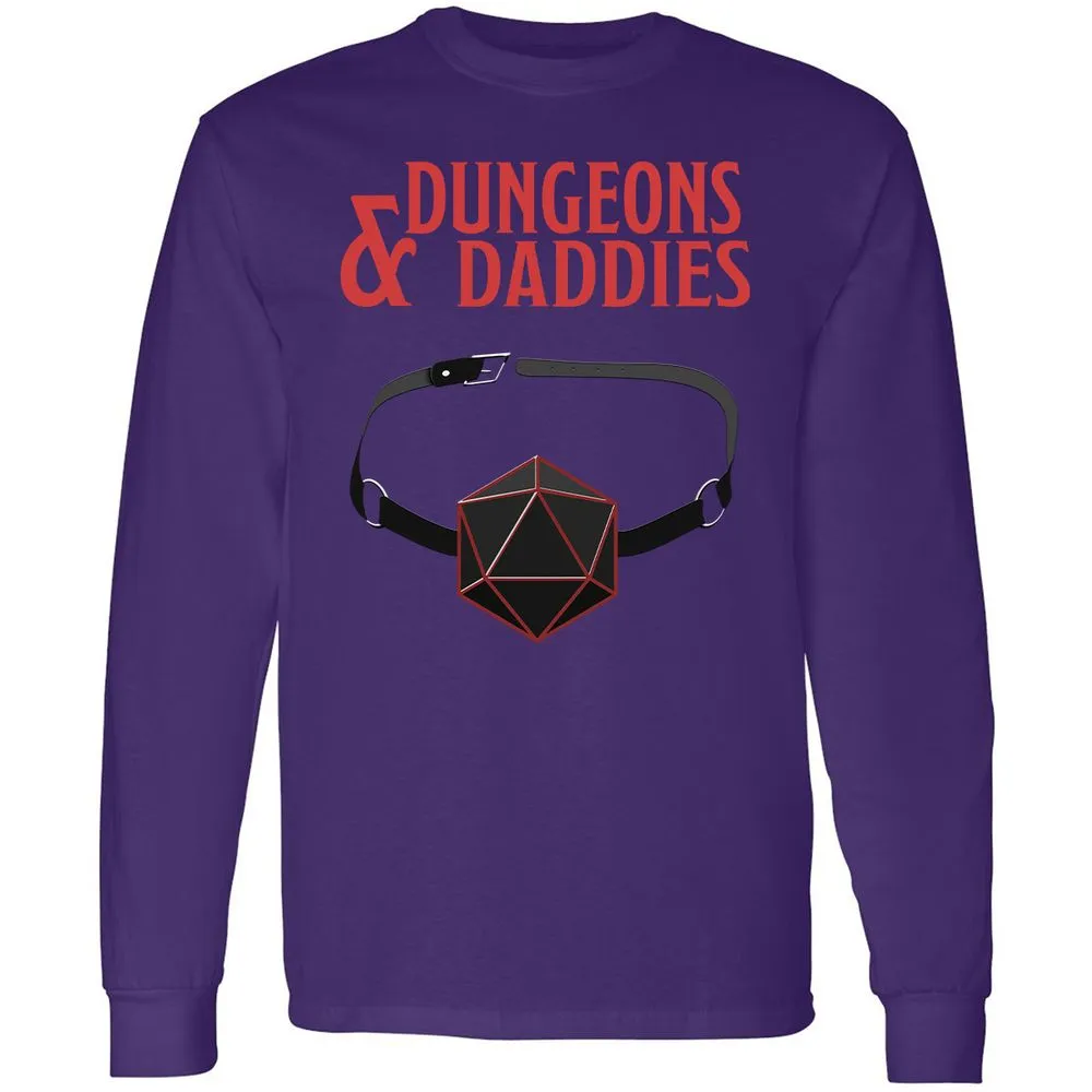 Dungeons And Daddies Long Sleeve T-Shirt - Purple - 13