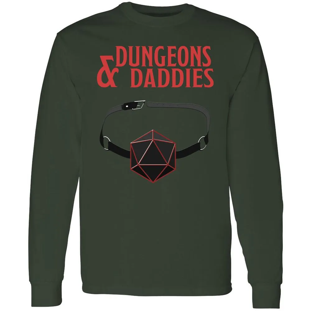 Dungeons And Daddies Long Sleeve T-Shirt - Forest Green - 4