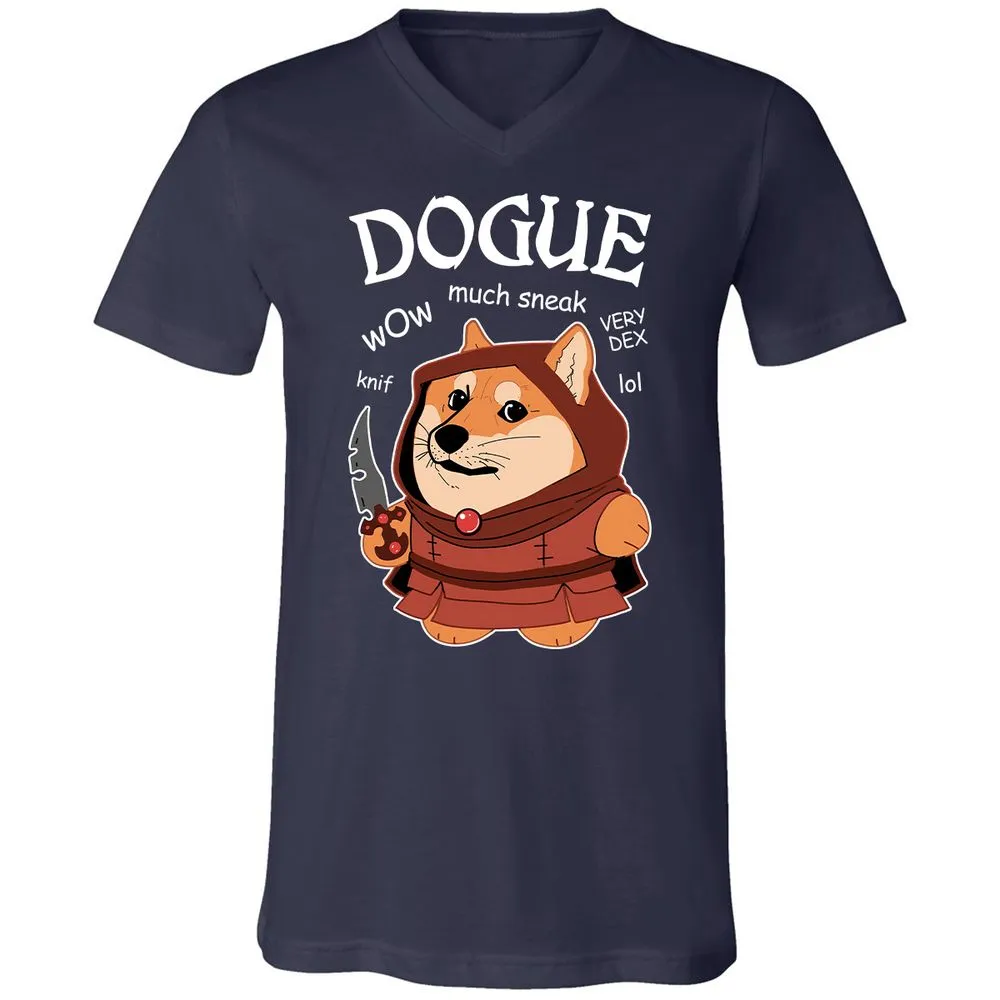 Dogue Class Unisex V-Neck T-Shirt - Navy - 2