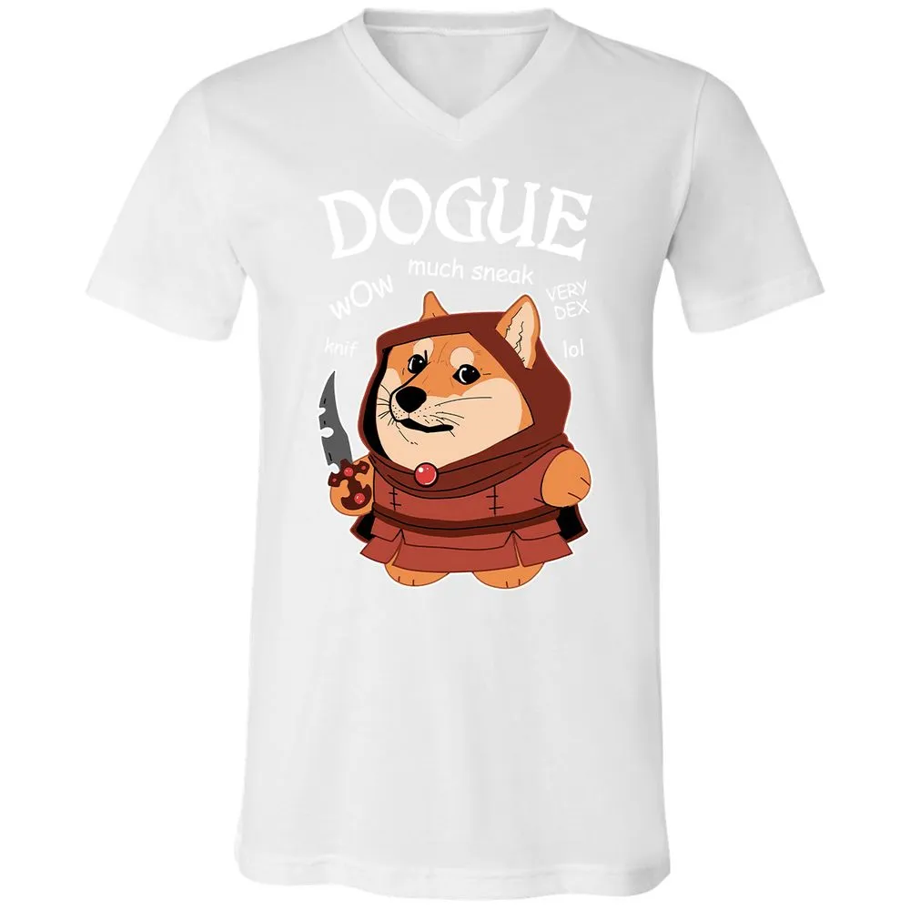 Dogue Class Unisex V-Neck T-Shirt - White - 5
