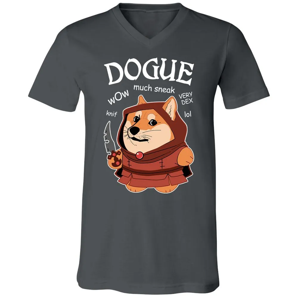 Dogue Class Unisex V-Neck T-Shirt - Asphalt - 12