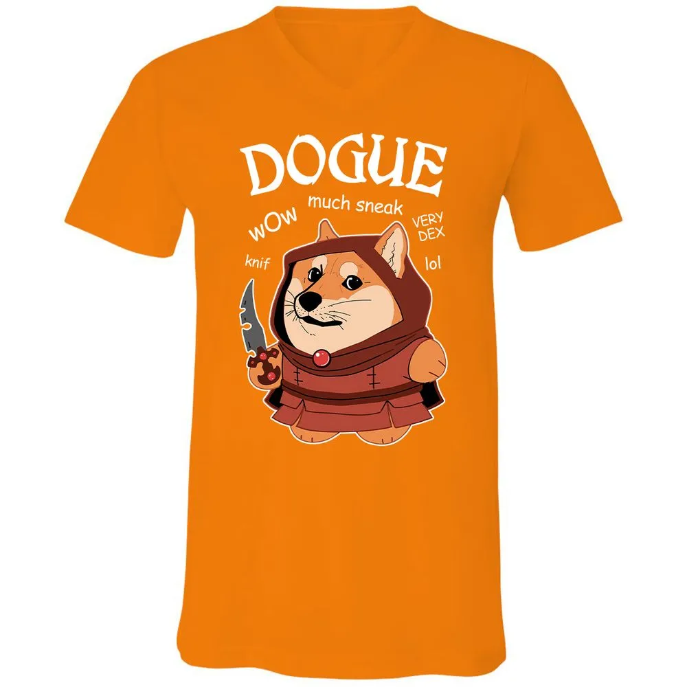 Dogue Class Unisex V-Neck T-Shirt - Orange - 11