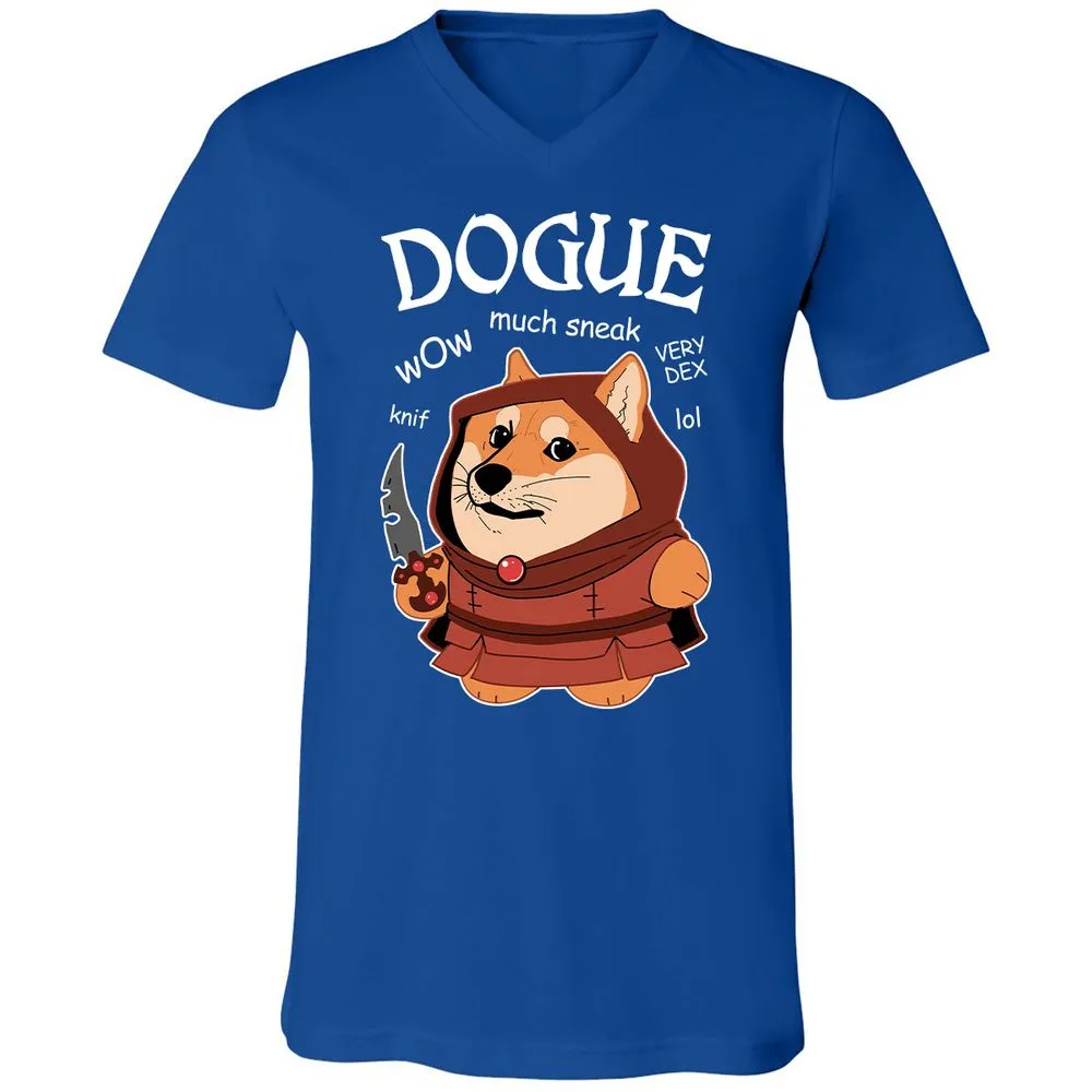 Dogue Class Unisex V-Neck T-Shirt - True Royal - 4