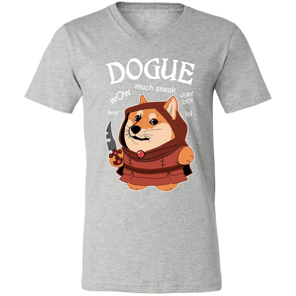 Dogue Class Unisex V-Neck T-Shirt - Athletic Heather - 7