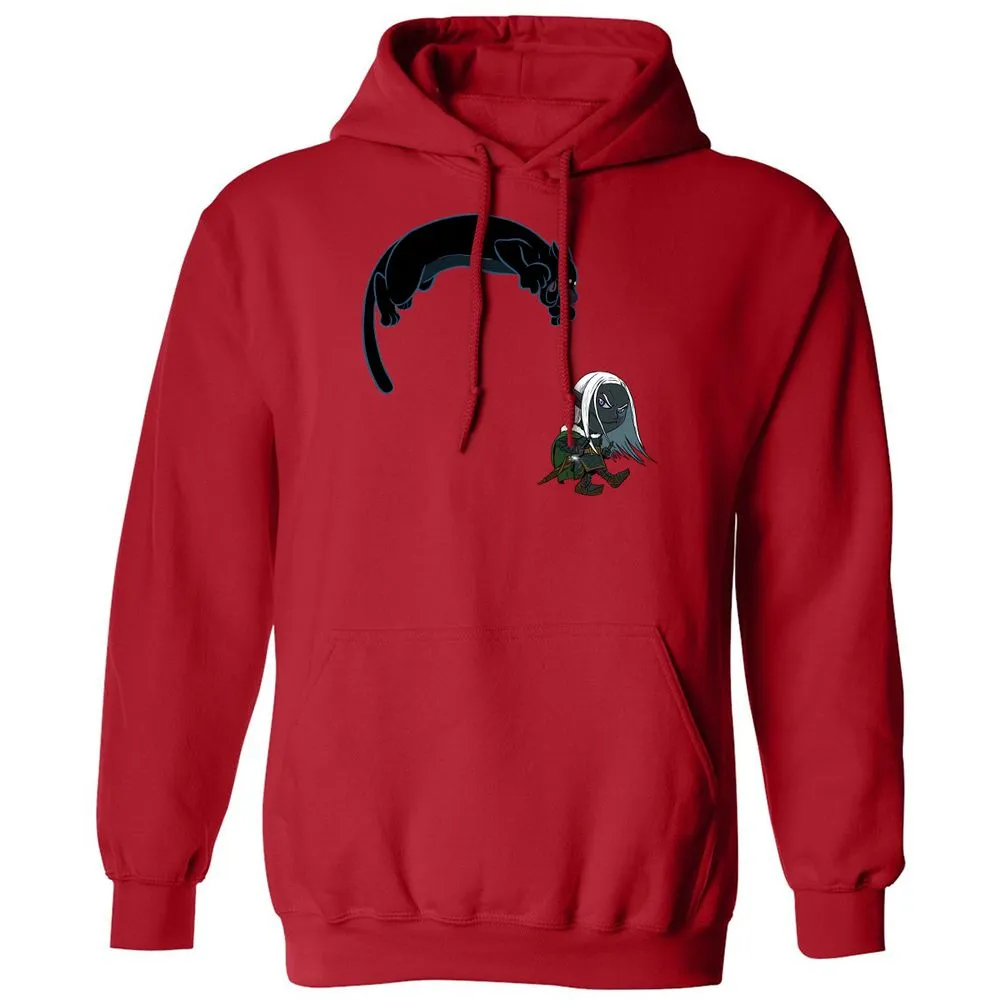 Drizzt And Guenhwyvar Classic Unisex Hoodie - Red - 5