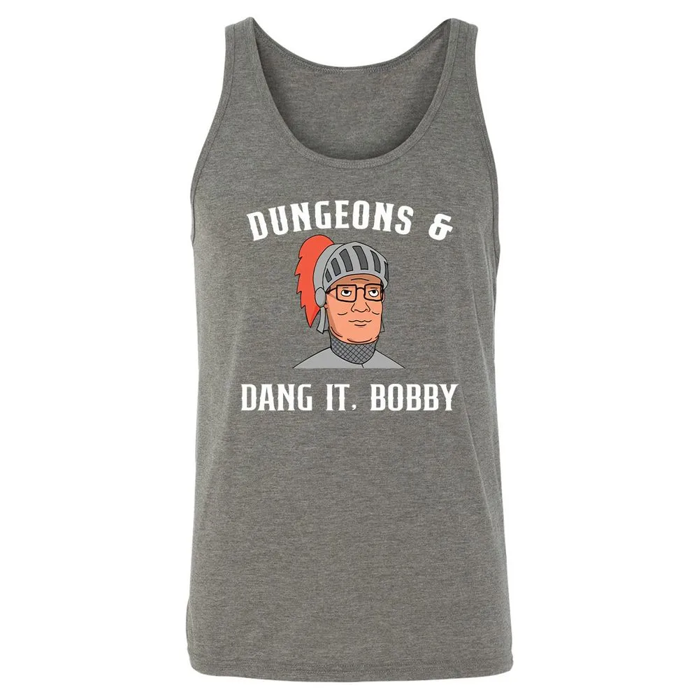 Dang It Bobby Unisex Jersey Tank - Grey Triblend - 8