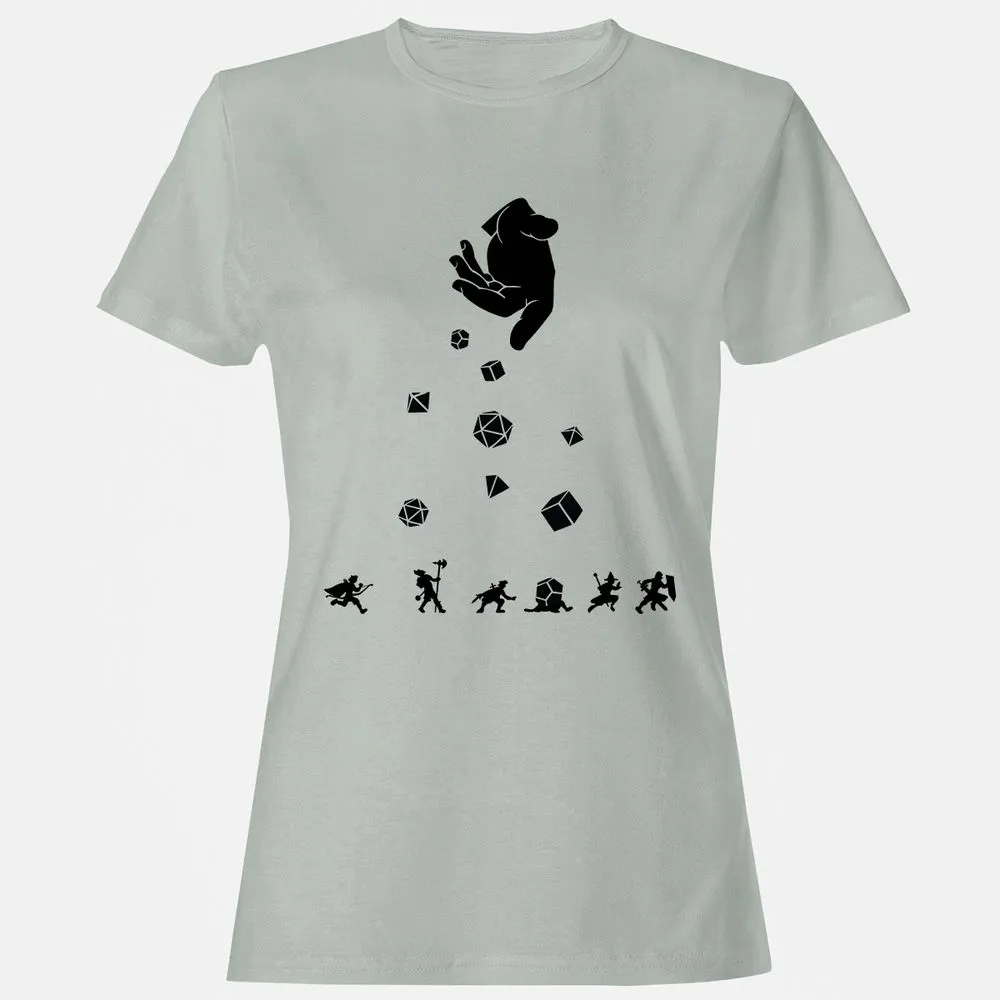 Rocks Fall, Everyone Dice Women's T-Shirt - Ash - 2