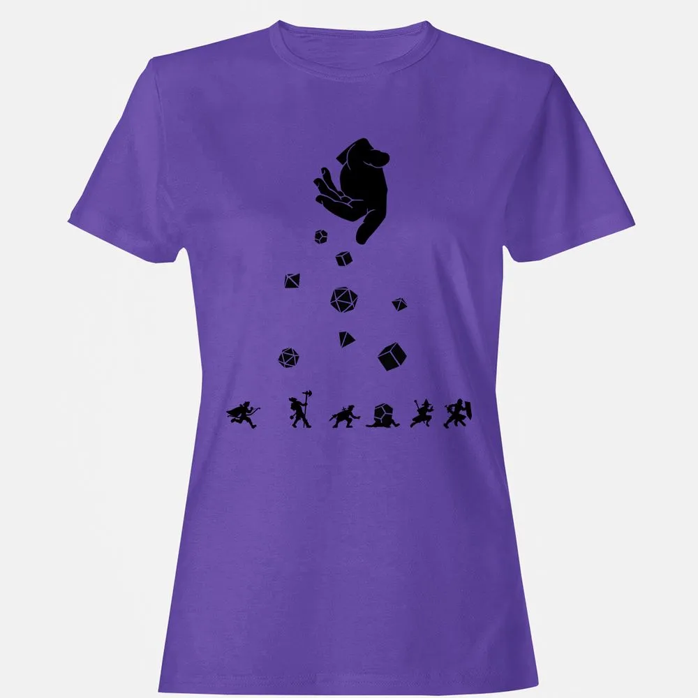 Rocks Fall, Everyone Dice Women's T-Shirt - Purple - 12