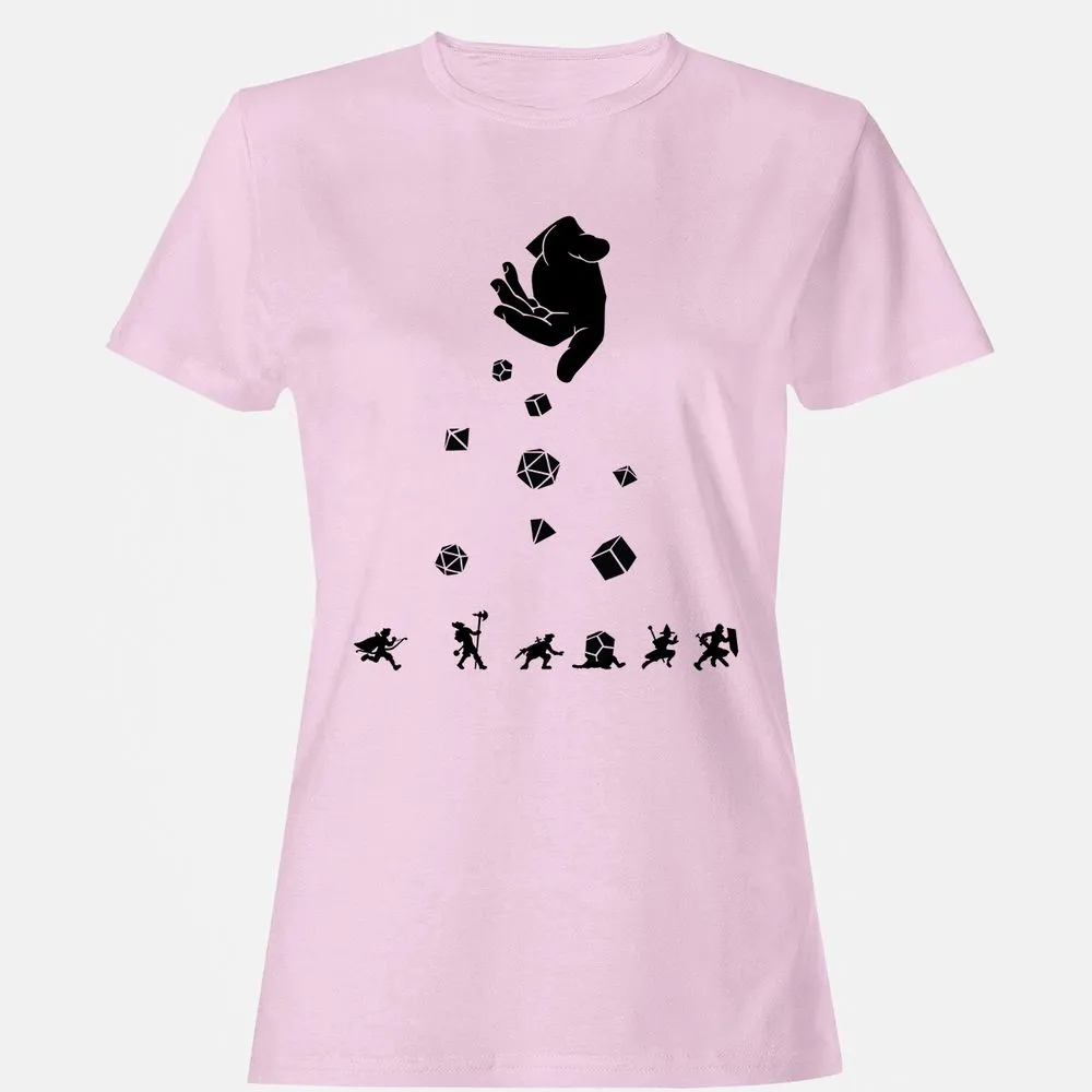 Rocks Fall, Everyone Dice Women's T-Shirt - Light Pink - 9