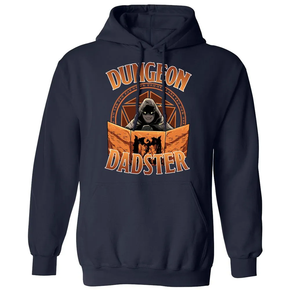 Dungeon Dadster Classic Unisex Hoodie - Navy - 2
