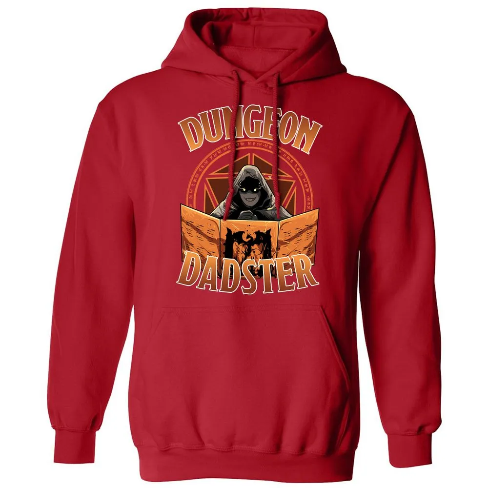 Dungeon Dadster Classic Unisex Hoodie - Red - 5