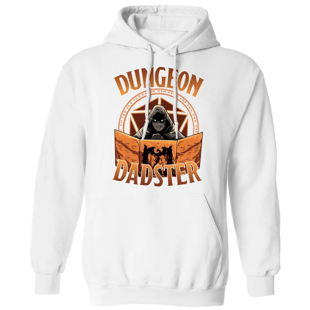 Dungeon Dadster Classic Unisex Hoodie - White - 11
